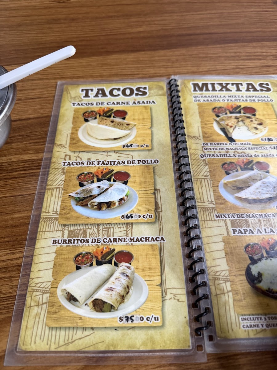La Cabaña de Doña Chayo Menu - Image 1